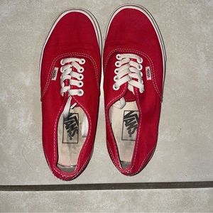 Red women Vans